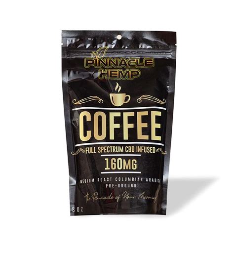 Pinnacle Hemp *High Times Award Winner: Coffee 160 mg CBD .